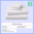 thumbnail image 3 of Mainstays Kids Microfiber Bed Sheet Set, Queen, Grey Grid, 4 Pieces, 3 of 8
