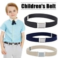 thumbnail image 4 of Ceinture pour Tout-Petits Élastique Ajustable Extensible Ceintures Unisexes Argent Carrée E3J2, 4 of 9