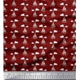 thumbnail image 1 of Soimoi Rayon Fabric Cloud,Fish & Yacht Nautical Printed Fabric 1 Yard 56 Inch Wide, 1 of 3