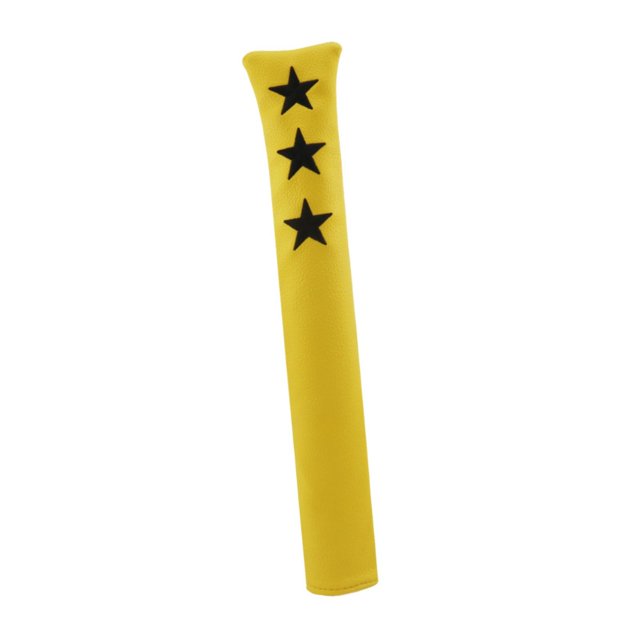 tamizeot Golf Alignment Stick Cover Swing Training Supplies Golf Indicator Rod Holder Yellow 33 x7 cm