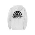 thumbnail image 2 of Gravity Outdoor Co. Zip-Up Hoodie - Ash - Black Logo - Medium, 2 of 2