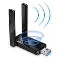 thumbnail image 2 of 1300Mbps Wireless USB WiFi Adapter for PC - 2.4GHz/5GHz Dual Band Adapter for Desktop Compatible with Windows XP/Vista/7/8/10 Operating System, 2 of 8