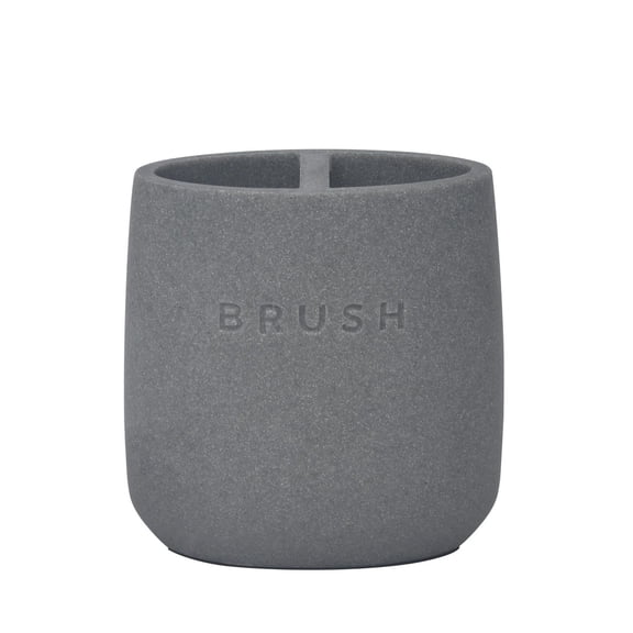 hometrends Grey Sandstone Toothbrush Holder, 1 sandstone resin toothbrush holder for bathroom use