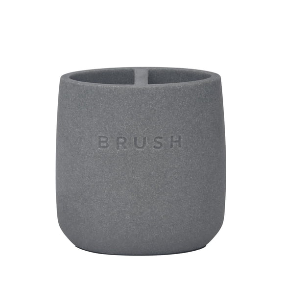 hometrends Grey Sandstone Toothbrush Holder, 1 sandstone resin toothbrush holder for bathroom use