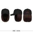 thumbnail image 1 of EGNMCR Wigs Human Hair Straight Short Bob Wig Baseball Wig Baseball Cap Hair Wig Hats With Hair Baseball Cap With Hair Extensions For Women Straight Short Bob Wig the bands, 1 of 3