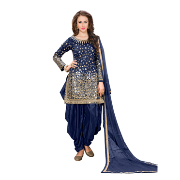 Custom Made Designer Punjabi Patiala Suits With Dupatta Indian Pakistani Salwar Kameez Dress