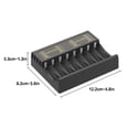 thumbnail image 3 of Chargeur Rapide à 8 Fentes pour Piles Li-Ion Rechargeables RCR123A (Compatible avec 16340, 16350, 16360), 3 of 5