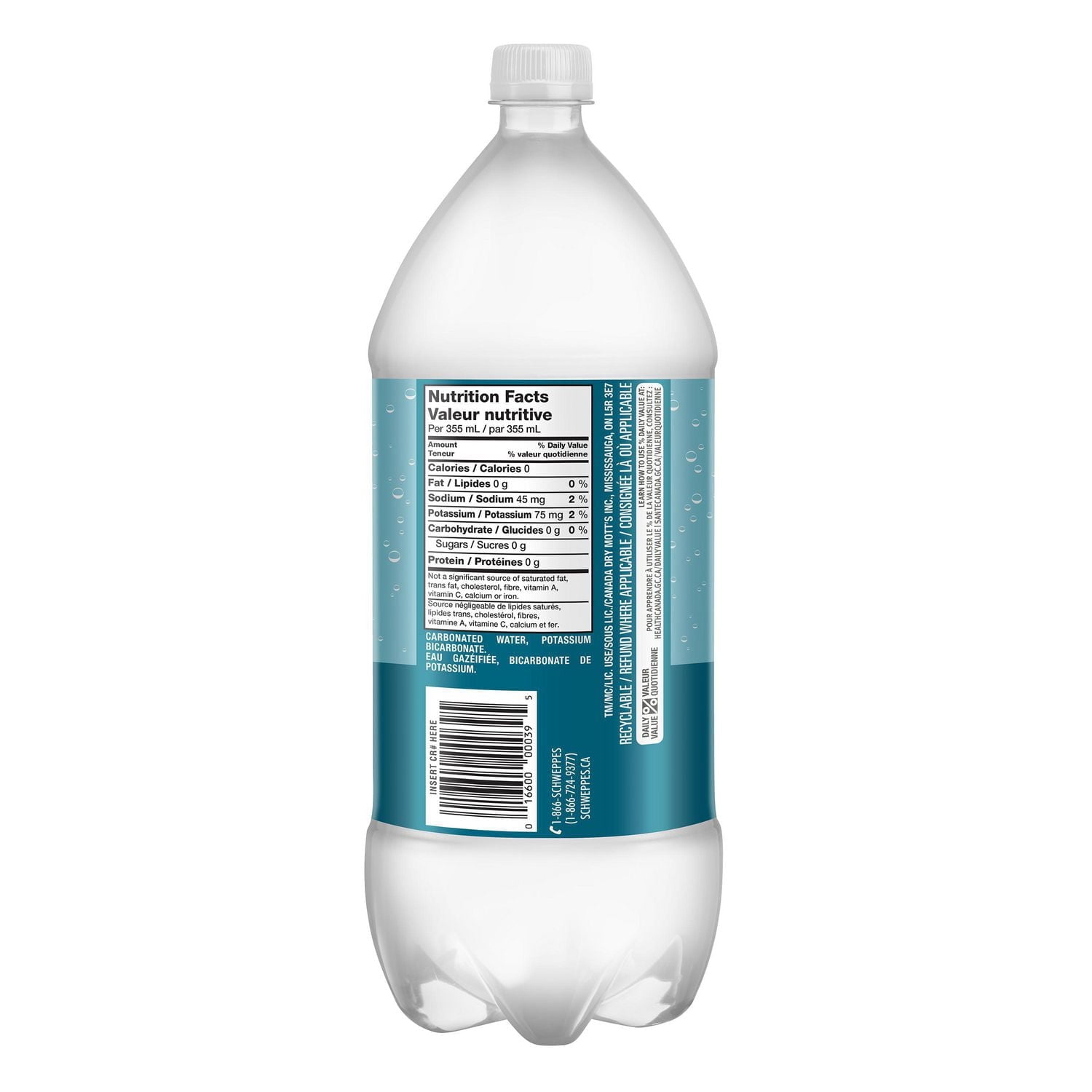 Schweppes Soda club – Bouteille de 2 L