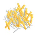 thumbnail image 1 of 50Pcs Invisible Screws Double Headed Screw Special Nails Screws for Solid Wood 3.5mm, 1 of 8