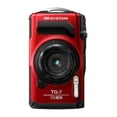 thumbnail image 3 of Appareil photo numérique OM SYSTEM Tough TG-7 - Rouge, 3 of 6