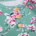 thumbnail image 3 of Baby Sleeping Bag Set Sleepsuit Newborn Long Sleeves CrewNeck Flower Print Sleeping  Hat Swaddles Sleeping Sack, 3 of 5