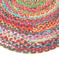 thumbnail image 4 of Aizza Trends Hand Made Hand Braided Pure Cotton Round Floor Area Rug, Floor Carpet Rug, 4 of 5
