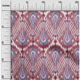 thumbnail image 1 of oneOone Viscose Chiffon Fabric Big Motif Ikat Print Fabric By The Yard 42 Inch Wide, 1 of 1
