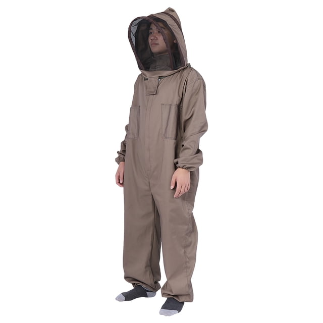Cotton Beekeeping Suit, Lightweight And Portable Zippered Beekeeping Suit, Safe And Non- Soft And Comfortable For Role Play Bee Farm Photograph Beekeeping