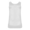 thumbnail image 3 of DPTALR Camisoles pour Femmes Unies Aguichant Sans Manches à Col Rond, Ajourées, Tube Plissé, Hauts Débardeurs Blouses, 3 of 6