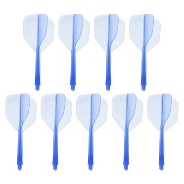 Unique Bargains Integrated Dart Shaft Flights, 9 Pack Durable Dart Flight Set, Blue