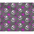 thumbnail image 4 of oneOone Cotton Flex Purple Fabric Skull Sewing Craft Projects Fabric Prints By Yard 40 Inch Wide, 4 of 4