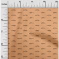 thumbnail image 2 of oneOone Silk Tabby Orange Fabric Fish Sewing Craft Projects Fabric Prints By Yard 42 Inch Wide, 2 of 5