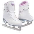 thumbnail image 2 of Jackson Ultima SoftSkate Patins à Glace pour Femmes/filles Couleur : Blanc/violet Taille : 4 Femmes, 2 of 10
