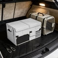 thumbnail image 1 of Dvkptbk Foldable Car Trunk Organizer with Lid Collapsibles Storage Box for Backseat Multifunction Waterproof Portable Camping Travels Gear Container home decor, 1 of 6