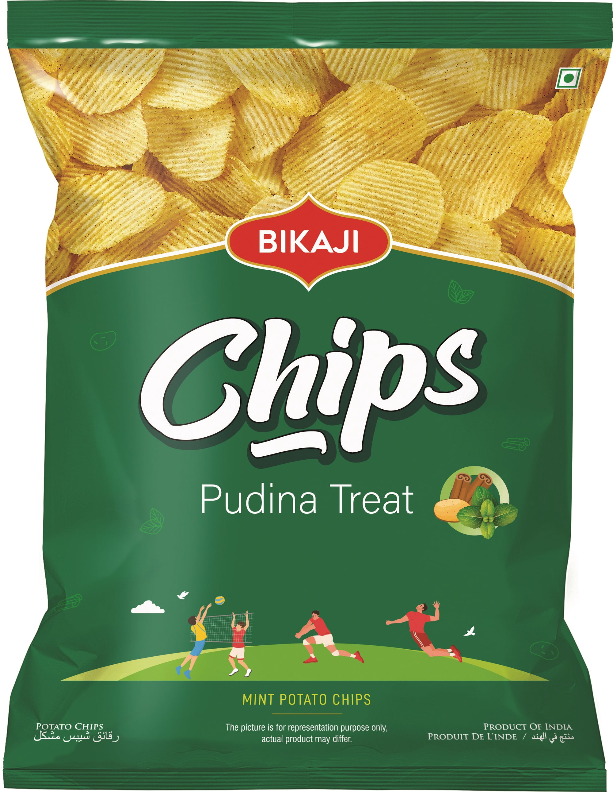 Bikaji Chips Pudina Treat, 80g