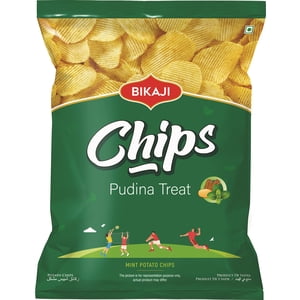 Bikaji Chips Pudina Treat, 80g