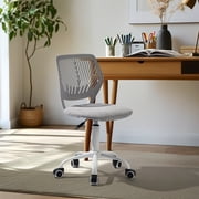 Homy Casa Adjustable Swivel Desk Chair with Cushioned Seat for Dorm Study Desks