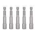 thumbnail image 2 of Youkk 5 Pieces Nut Driver Home Garage Shank Bit Electric Pneumatic Screwdriver Impact Drivers Bits Carpenter Tools 6x65mm, 2 of 6