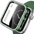 thumbnail image 1 of Apple Watch Case 38mm Series 3/2/1 Bling Rhinestone Apple Watch Protective Case Bumper Frame Screen Protector Case Cover for Women Girl iWatch Series 38mm, 1 of 6