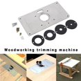 thumbnail image 2 of Woodworking Trimming Machine Flip Panel Aluminum Milling Machine Workbench Woodworking Milling Flip Panel Insert Board Woodworking Tools, 2 of 8
