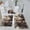Brown, variant on Velvet Fleece Bath Mat 3 Piece Set Soft Water Absorbent Non Slip Thick Washable Bathroom Rugs Dark