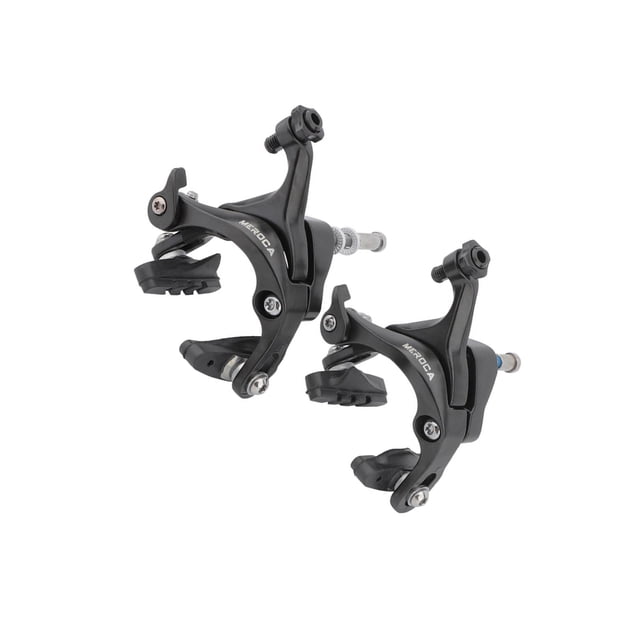 Maoww Bikes V Shape Brake Caliper Clamp Mountain Bicycle Components Front and Back Black Front and Back