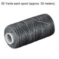 thumbnail image 2 of Unique Bargains Black Olive Polyester Waxed Leather Sewing Thread, 55 Yards, 2 of 6