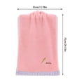 thumbnail image 2 of Sale Today Clearance! Absorbent Hand and Face Towel with Embroidered Leaves and Letters, Soft Cotton Towel for Home Use, Home Partner Bath Towel for Bathroom and Kitchen, 2 of 6