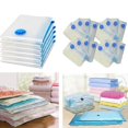 thumbnail image 1 of Vacuum Seal Space Saver Storage Bag Compressed Clothes Blankets Organizer Bag, 1 of 7