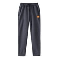 thumbnail image 2 of LIaqionyy Mens Sweatpants Open Bottom Casual Elastic Waist Drawstring Jogger Lounge Pants with Pockets, 2 of 3