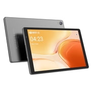 FITIFUN Android 14 Tablet 10 inch Tablets, 4(2+2)GB RAM 32GB ROM 1TB Expand, Quad-core, WiFi, HD Display,Dual Camera,Gray