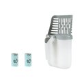 thumbnail image 1 of Catégorie de Produit Litière Pelle à Litière pour Chat avec Support Déchets Grande Capacité Portable pour Chat avec Compartiment à Déchets Intégré pour Usage Intérieur Extérieur, 1 of 5