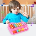 thumbnail image 4 of Meitianfacai 2 In 1 Baby Piano Xylophone Toy For Toddlers 1-3 Years Old 8 Multicolored Key Keyboard Xylophone Piano Preschool Educational Musical Learning Instruments Toy, 4 of 9