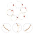 thumbnail image 1 of Minkissy 6Pcs Convenient Folk Guitar Strings Easy Changing Replacement Guitar Parts for Music Lovers, 1 of 8