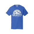 thumbnail image 1 of Gravity Outdoor Co. Youth Performance T-Shirt - White Logo - Royal - Small, 1 of 2