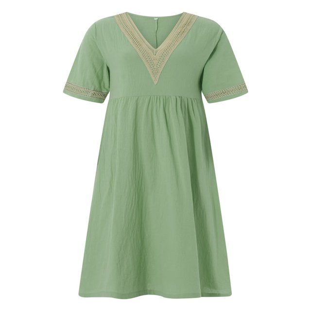 Robe de Soirée Décontractée à Manches Courtes pour Femmes