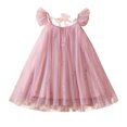 thumbnail image 1 of Robe à Manches Courtes Col Rond Été Nouvelle Robe à Manches Courtes pour Filles Jupe en Gaze Gaze, 1 of 1