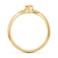 thumbnail image 4 of Birthstone Heart Ring with Shoulder Accents - Citrine (November), 4 of 4