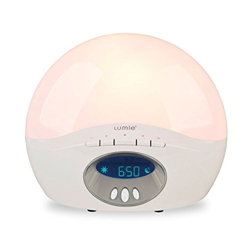 Lumie Body Clock Active 250, Dawn Simulator Alarm Clock with FM Radio, White