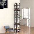 thumbnail image 1 of vidaXL 6-Tier Book Cabinet Grey 40x30x210 cm Engineered Wood, 1 of 4