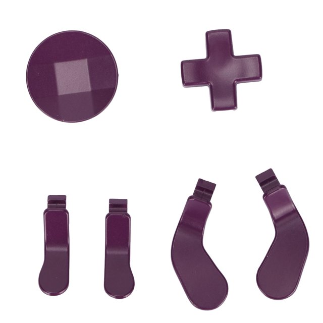 Metal Paddles And Pads, Replacement Interchangeable Paddles And Pads Stainless Steel Adjustable DIY Easy To Operate For Elite Series 2 Black,Red,Purple