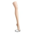 thumbnail image 1 of FixtureDisplays® Plastic Mannequin Leg for Display, Commercial Female Standing Leg with Metal Rack, Fleshtone Christmas Leg Lamp DIY 18139, 1 of 5