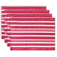 thumbnail image 1 of Fabstyles Broadway Stripe Cotton Placemats Set of 4 Machine Washable Heavyweight Table Mats Perfect for The Kitchen and Dining Table or Outdoor Tables, 1 of 6