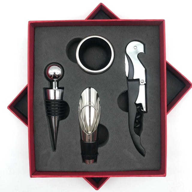 Wine Bottle Opener Set,Wine Opener Set Rustproof Manual Wine Bottle Opener Wine Opener Set Built to Last